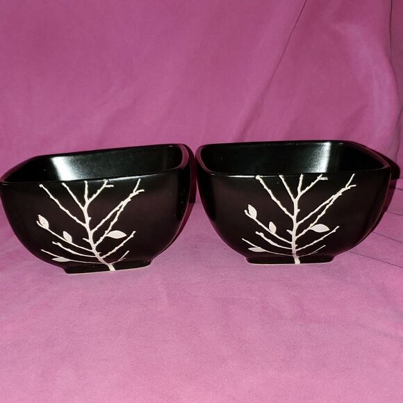 Soho Loft Fall Branch Design Bowl Set of 2 - Picture 1 of 11